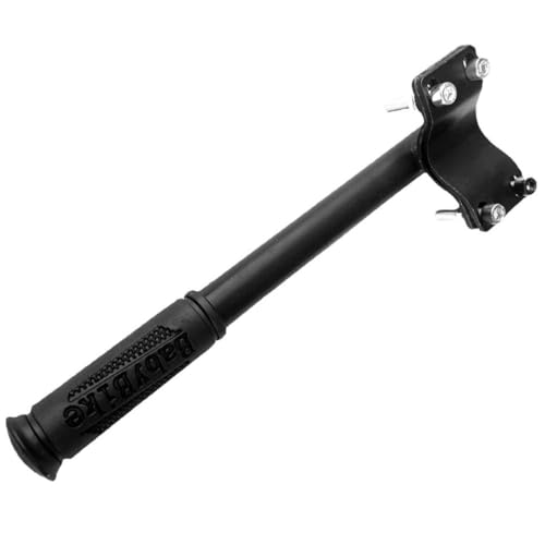 Yardwe Outdoor Bike Seats Handle Bike Rear Seats Handlebar Bicycle Seats Handle for Protection Black