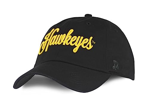 University of Iowa Hawkeyes Baseball Hat - Adjustable Cap Officially Licensed Mens and Womens Multiple Colors and Styles (IA-Hat-12)