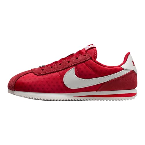 Nike Cortez Big Kids' Shoes (HV5166-696, Light Crimson/Fire Red/Dark Team Red)
