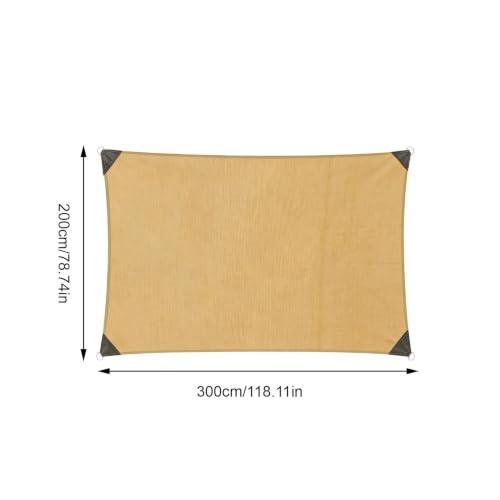 Toldo solar con cenefa de metal para sombra de camping y piscina 7
