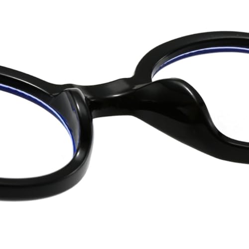 Lunettes rondes rétro tendance patchwork de couleurs monture optique vintage - 5