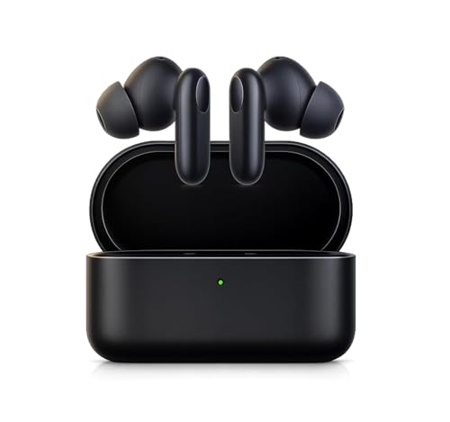Image of Lynacz Original True Wireless Earbuds Compatible with One-Plus, 2R, with Mic 2r, 12.4mm Drivers, Playback Upto 38hr with Ling Playtime & Travel Friendly (Black)