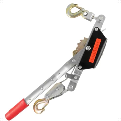 Guincho Manual Catracado Tirfor 4 Toneladas Alavanca Arraste Jet Ski Carro Arvore Gancho Aço Forjado