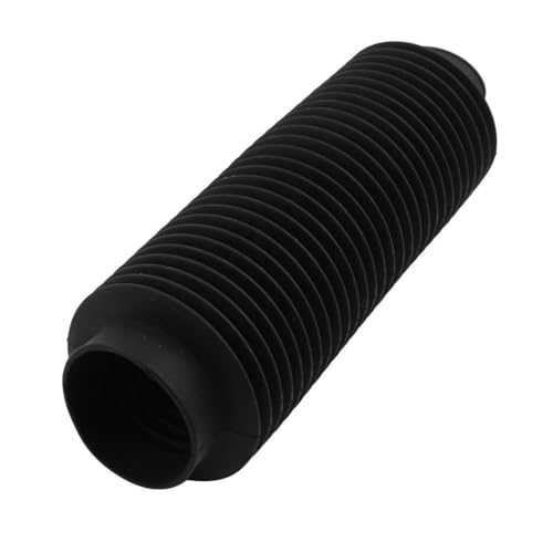 Generic 50mm Inner Diameter Machinery Black Rubber Flexibility Corrugated Sleeve Bellows