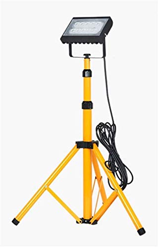 LVSEWOA Foco LED para Exteriores con Soporte de trípode, 50 W, 100 W, 150 W, 200 W, para fábricas, talleres, Minas, almacenes, iluminación de Exteriores, luz de Trabajo (luz Blanca cálida de 150 W)