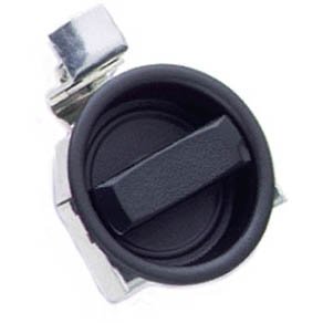 Southco 01-10-401-65 Flush Cam Latch, Small Size, Turn Clockwise to Latch/Lock, Single or Three - Point Latching, Standard Style Handle, Powder Coat, Black