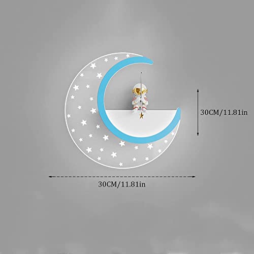 Applique murale LED astronaute lune 15W luminaire intérieur chambre et salon