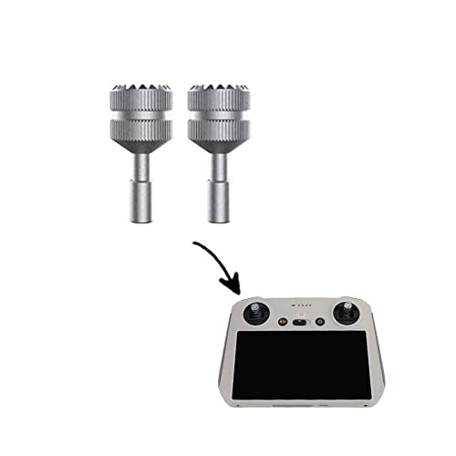 Image of GetZget Thumb Rocker for DJI Mini 3 /4 / 5 Pro RC /Mavic 3 Classic /Air 3s RC2 Smart Remote Controller Joysticks Accessories (Titanium)