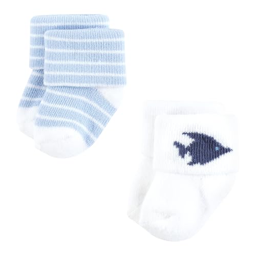 Image of Hudson Baby Baby 8-pack Cotton Rich Newborn and Terry Socks