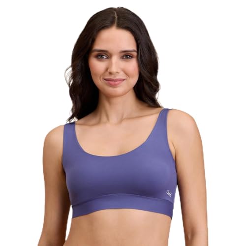 Image of NYKD By Nykaa Padded Non-Wired Transparent Back Bra with Free Transparent Shoulder Straps - NYB373