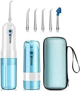 Water Flosser Professional Cordless Dental Oral Irrigator Portable Tank and Rechargeable IPX7 Waterproof Easy to Clean Saves Space