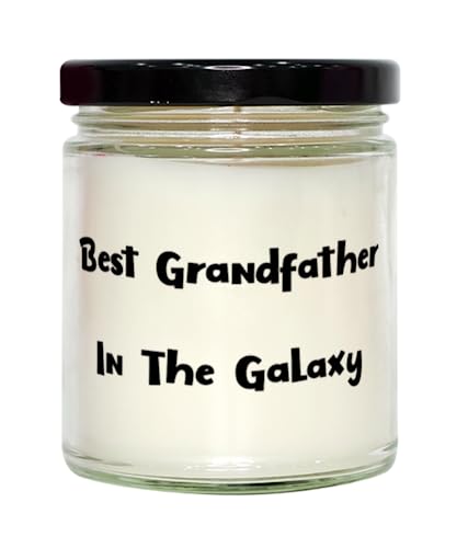 Inspirational Grandfather Scent Candle, Best Grandfather In The Galaxy, Present For Grandpa, Sarcastic Gifts From Grandson, Unique gift ideas, Inexpensive gift ideas, Handmade gift ideas, Personalized