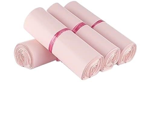 Plastikowe samoprzylepne torby pocztowe, Self Seal Mailer Envelopes Pink Multiple Sizes 100 Pcs(17x30)