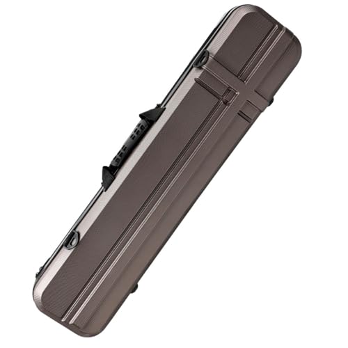 Takedown Recurve Bogen Tasche Hart,ABS-Hartschalen-Bogensport- und Reisetasche für Die Jagd,Schießtraining,Leichter Bogenkoffer-Rucksack mit Dicker Schaumstoffpolsterung(Size:90*20*14cm,Color:Kaffee)