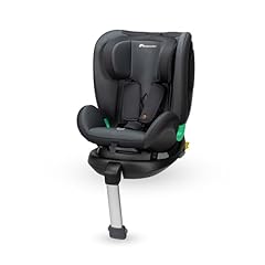 Bebeconfort EvolveFix Plus i-Size 360 Girevole, Seggiolino Auto 0-36 kg Isofix, 0-12 Anni, 40-150 cm, Seggiolino auto Reclinabile 4 Posizioni, Regolabile in Altezza, Tessuti Traspiranti, Tinted Black