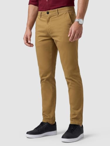 Image of Beyoung Cotton Lycra Classic Fit Chino Pants for Men | Casual Pants | Stretchable Chinos | Slant Pockets | Chino Trousers