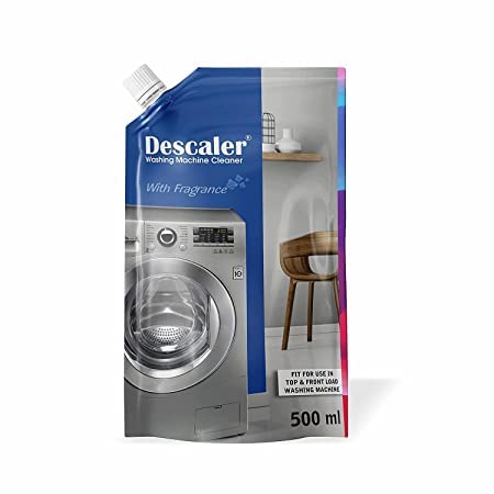 Premium Washing Machine Cleaner liquid Scale Remover Cleaning of Drum Front Top Load - (descaling washing machine cleaning) (500ML Liquid) Blue (B0BFQRZBCR) Amazon Price History, Amazon Price Tracker