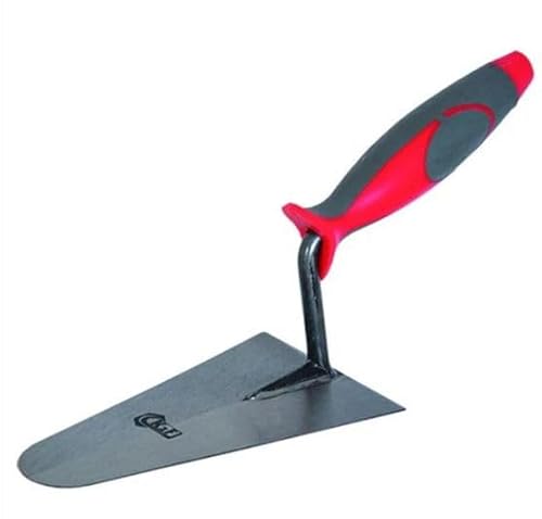 La zappa Cazzuola "Potent" per muratore punta tonda in acciaio temperato con manico antiscivolo (160 mm)