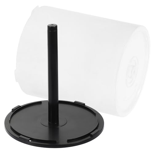 Cabilock CD/DVD Cake Box with Spindle Plastic CD Holder Empty 100 Discs Storage Box Clear DVD Bucket Media Organizer Container