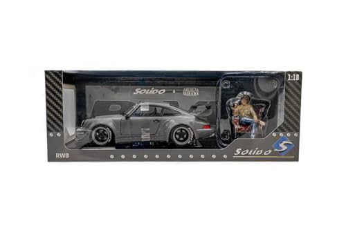 SOLIDO 1:18 RWB Body Kit con figura Mr. Nakai miniatura 6