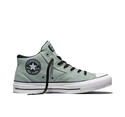 Image of Converse, Unisex, Chuck Taylor All Star Malden Street Mid Top Sneakers, Pavemint /Black /White, Men's 14, Women's 16 Medium