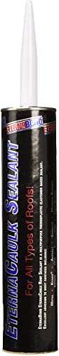 EternaBond EternaCaulk 10 Oz High-Performance, Multipurpose Thermoplastic Elastomer Based Sealant | Seal Roof Joints (Seams) and Tears, Flashings, Copings, Skylights, Gutters and More - Black #1