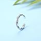 JeryWe 3Pcs 925 Sterling Silber Zehenringe für Damen Mädchen Blume Twist Opal Band Fuß Ringe Verstellbare 14K Weißgold gefüllte Sommer Strand offene Zehenringe Fußschmuck Set Hypoallergen Silber