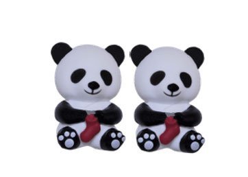 HiyaHiya Knitting Needle Point Protectors Panda (Set of 2) for Large Needles (US 9-15) HIPANDAPOINTLG - Colors May Vary