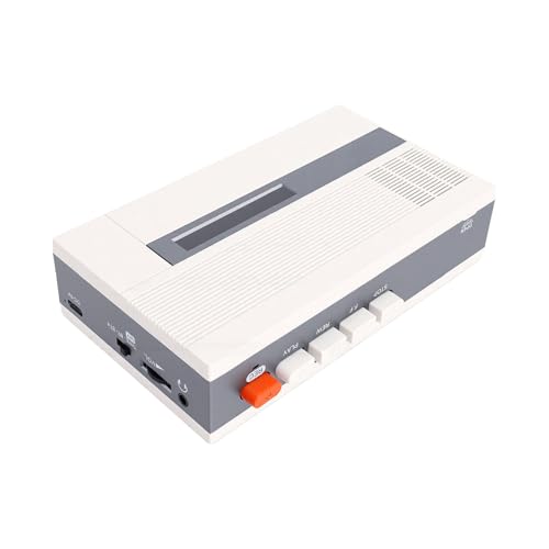 Reproductor de casete Bluetooth vintage con grabadora de cinta portátil y altavoz