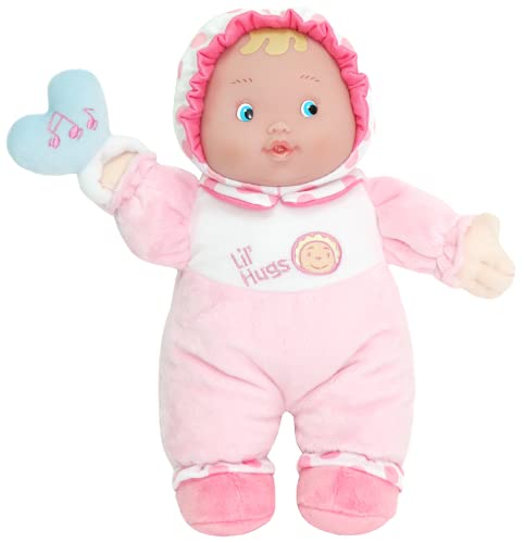 Muñeca Lil’ Hugs cuerpo suave rosa 12 pulgadas miniatura 6