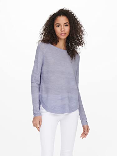 ONLY Damen Onlcaviar L/S KNT Noos Pullover, Cosmic Sky, S EU – Ansicht 2