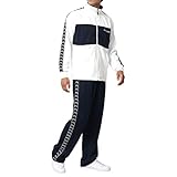 [カッパ] ジャージ メンズ 上下セット 下 トレーニングウェア ランニングウェア スポーツウェア 別注 L ホワイト