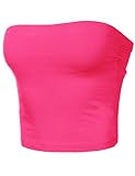Women's Shapewear Tube Tops Strapless Ruched Built-in Shelf Bra Casual HOTPI M