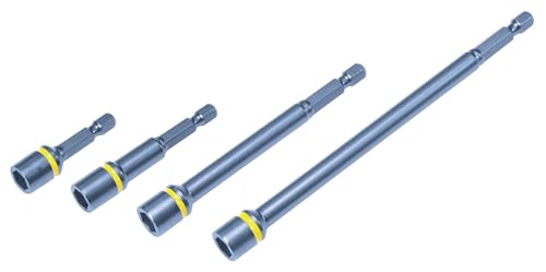 Malco MALCOMBO13 5/16 in. Impact Hex Driver (2 in., 2-9/16 in., 4 in. and 6 in.), 4 Piece Set