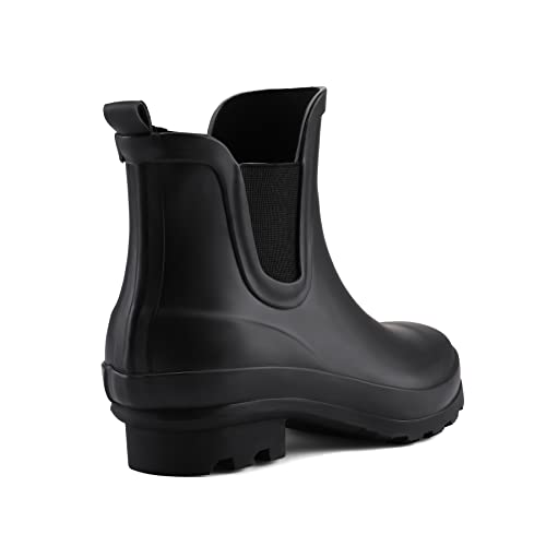 K Komforme Womens Short Rain Boots Waterproof Ankle Garden Boots, Anti-Slip Outdoor Work Shoes #TOP3