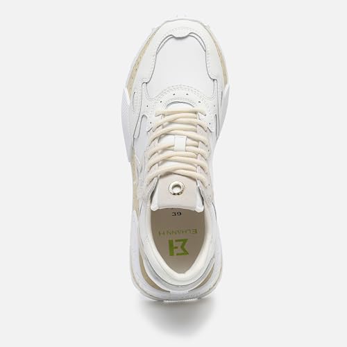 Image of The NSJ358 is a Modern Sneaker Made of Leather, It has a Sporty Made by a Stylish Design for Outstanding Look.Durability and Comfort.