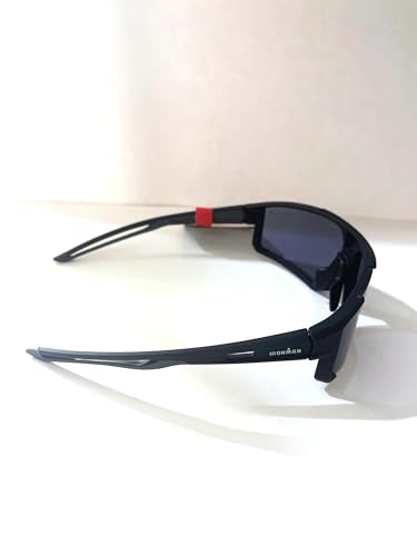 Foster Grant Ironman sunglasses Ironflex Premium Active Shield sunglasses IF23 black smoke grey lenses2