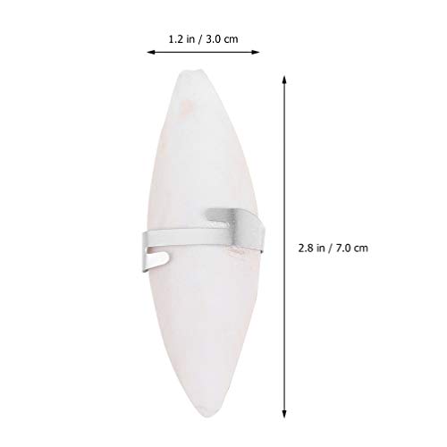 POPETPOP 12 Stuks Cutbone Kauwspeeltje Reptielen Cutbone Speelgoed Om Te Kauwen Cuttlebone Kies Speelgoed Stekelbeenderen Van Papegaaien Vogel Calciumblok Inktvis Tijger Huid Metaal Wit - Afbeelding 3