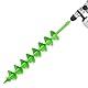 VEVOR Erdbohrer für Bohrmaschine, Ø 100x790 mm Gartenbohrer, kompatibel mit Bohrern mit 20 mm Innendurchmesser, Pfahlbohrer, Durchlässenbohrer, Grabungswerkzeug zum Pflanzen und Bohren