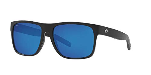Costa Del Mar Man Sunglasses, Matte Black Frame - Blue Mirror Lenses - 59MM2