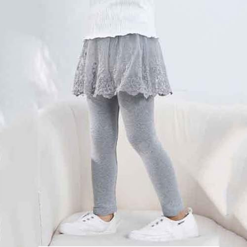 Trendy Girls' Leggings Skirt Fleece Pants for Toddlers Comfortable Durable Kids Wear Fashionable Style3