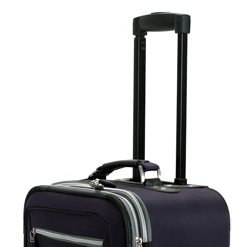 Image of Rockland Polyester Purple Carry-On (F2281-PURPLE)