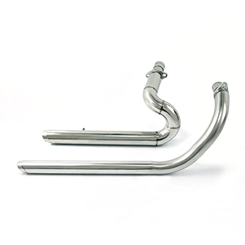 Sistema de escape completo y kit de tubos con silenciadores de acero inoxidable para Steed 400 2