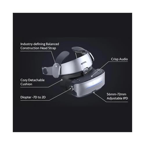 CRLLQXJHP G3 MAXヘッドセット 3D巨大スクリーンディスプレイ 5K非VR ARグラス 近視調整機能搭載 PC スマートフォン Xbox対応 の商品画像 1