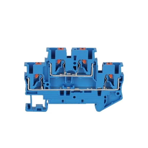 Terminales para cable de empuje PTTB2.5, conector de 2 capas para carril Din de doble nivel 1