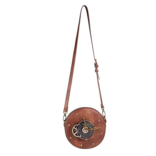 Sac bandoulière vintage femmes style punk petit sac rangement PU
