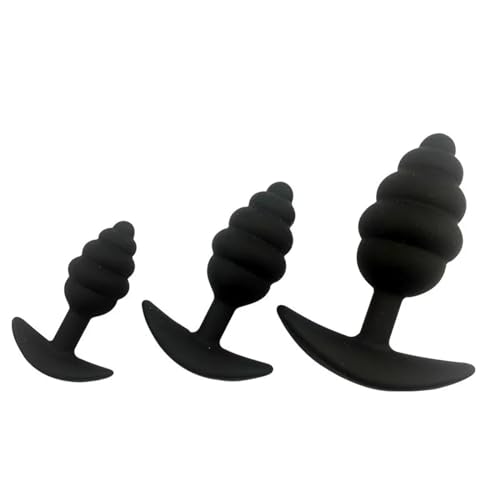 Plug anal en perles de trois tailles pour initiation et plaisir partagé