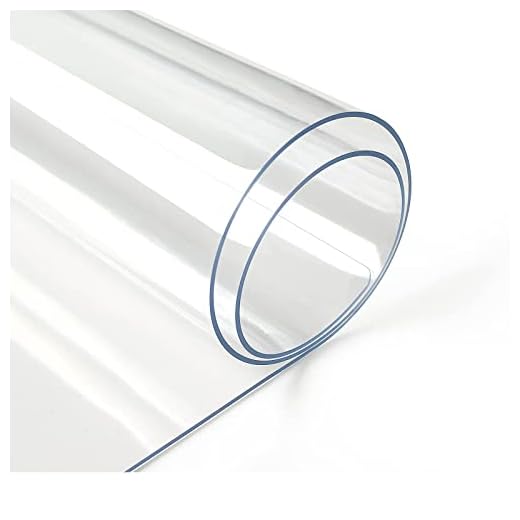 Deep Dream 1.5mm Clear Desk Cover Protector, 14×24 Inch Clear Table Protector, Rectangular Vinyl Desk Pad, PVC Plastic Table Cover for Office, Dresser, Night Stand, Computer & Writing Desk Tabletop
