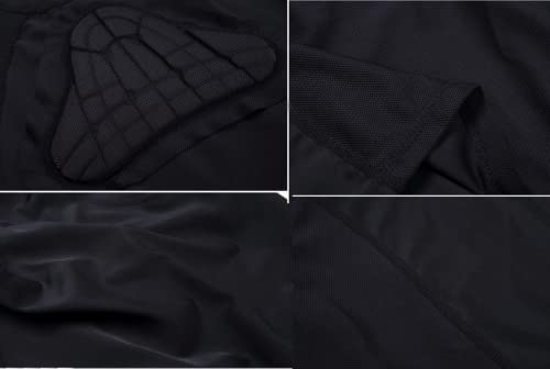 Boy's Padded Football Shirts Youth Kids' Protective Gear Set Training Suit for Basketball Football Skidding3