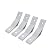 Tsnamay 3030 135°Aluminum Profile Angle Bracket 135 Degree Corner Brackets 3030 Series Aluminum Profile,4Pcs